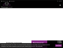 Tablet Screenshot of massagewereld.com